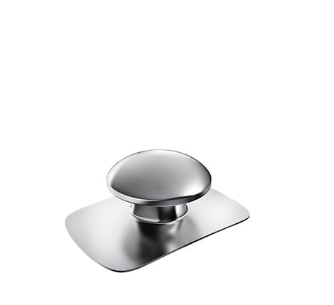 Weldable Button-mit Rand